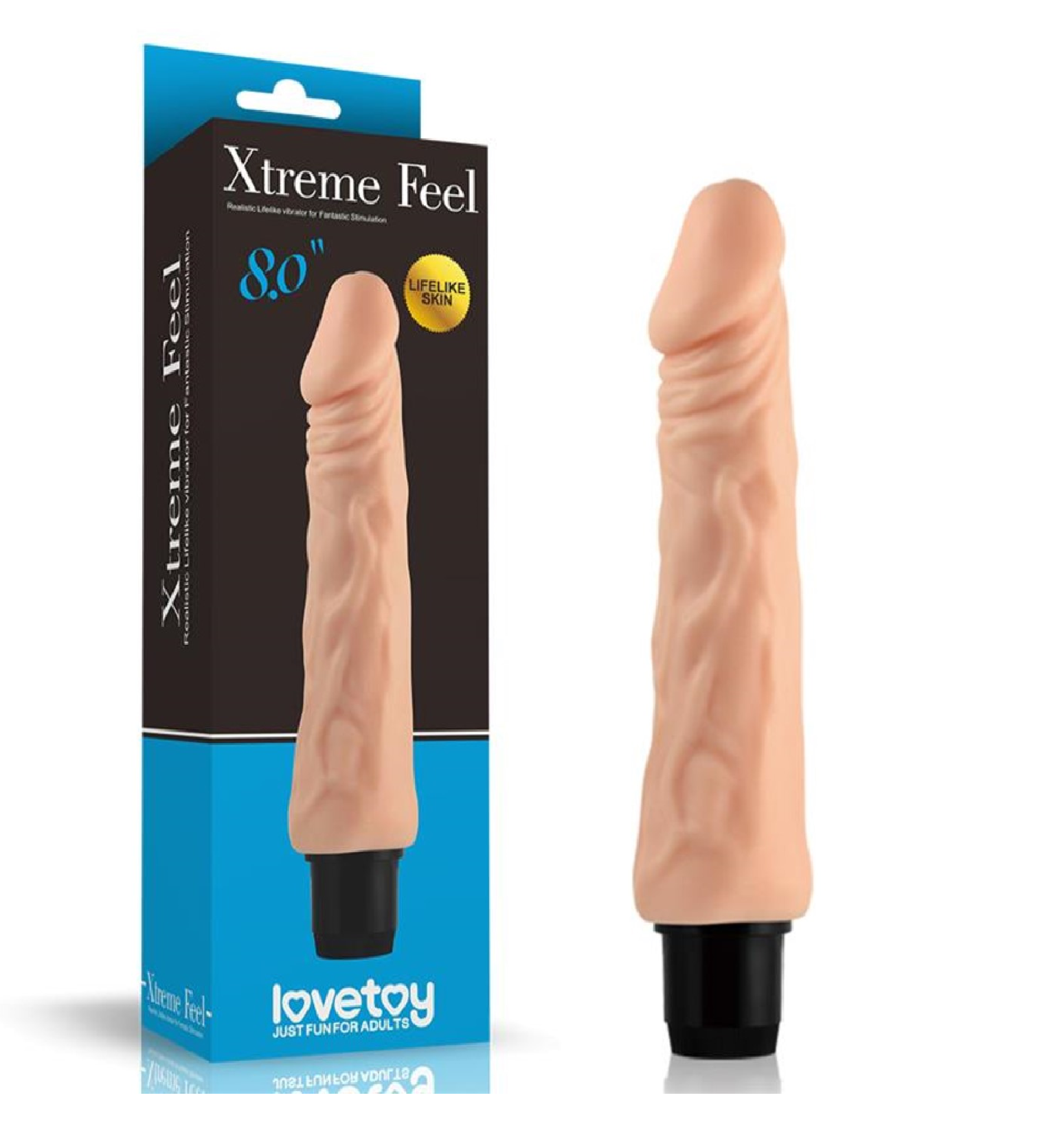 Real Feel Cyberskin vibrator sa podesivom vibracijom LV1000